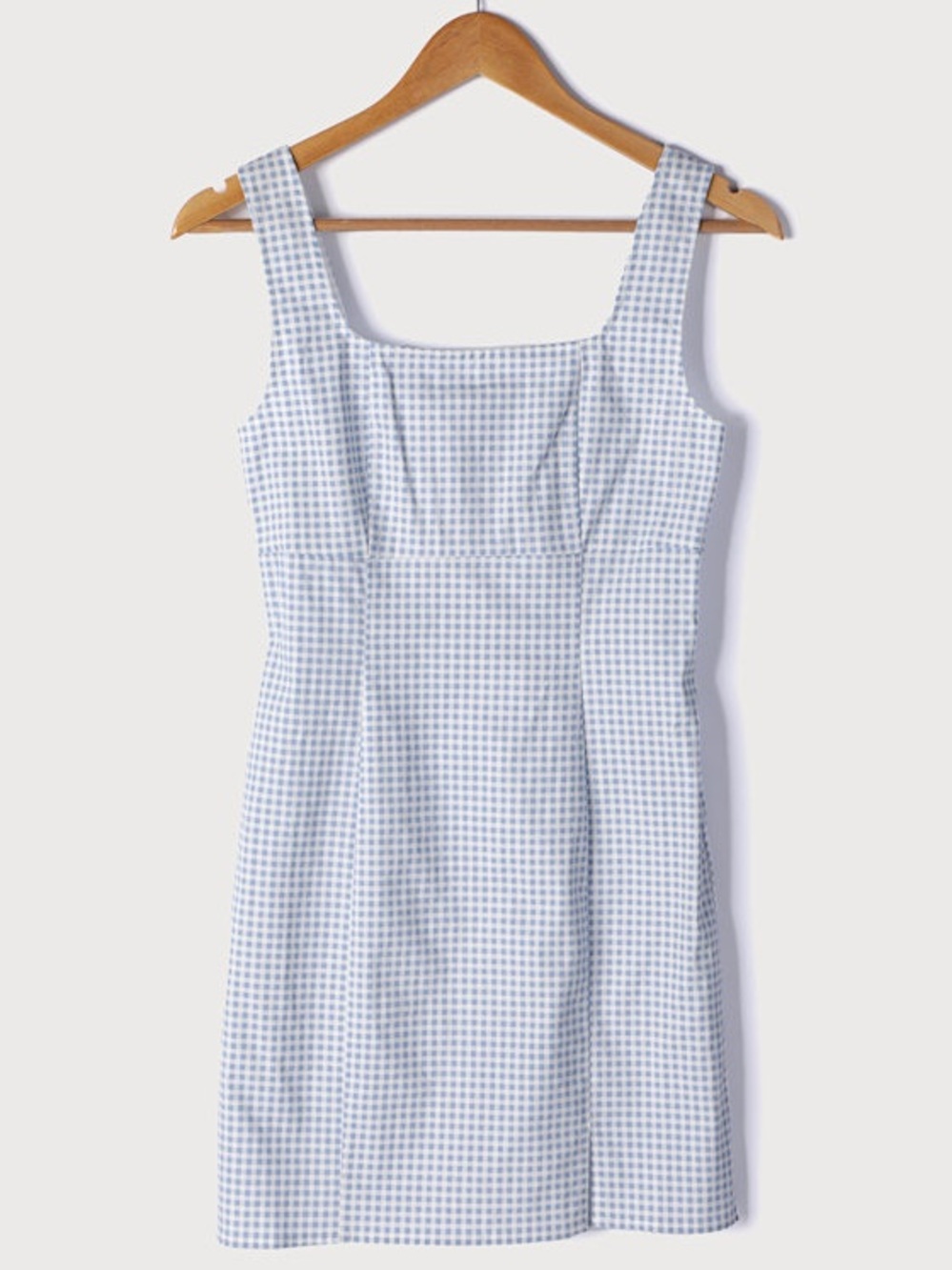 Lulus Blue Gingham Mini Dress | Cottagecore Prairie Style | Size Small